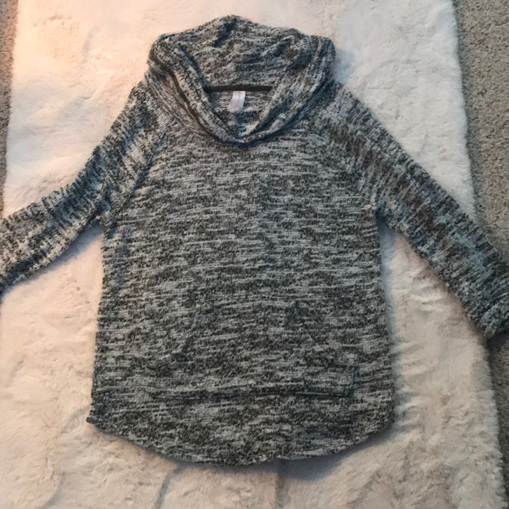 Grey poncho